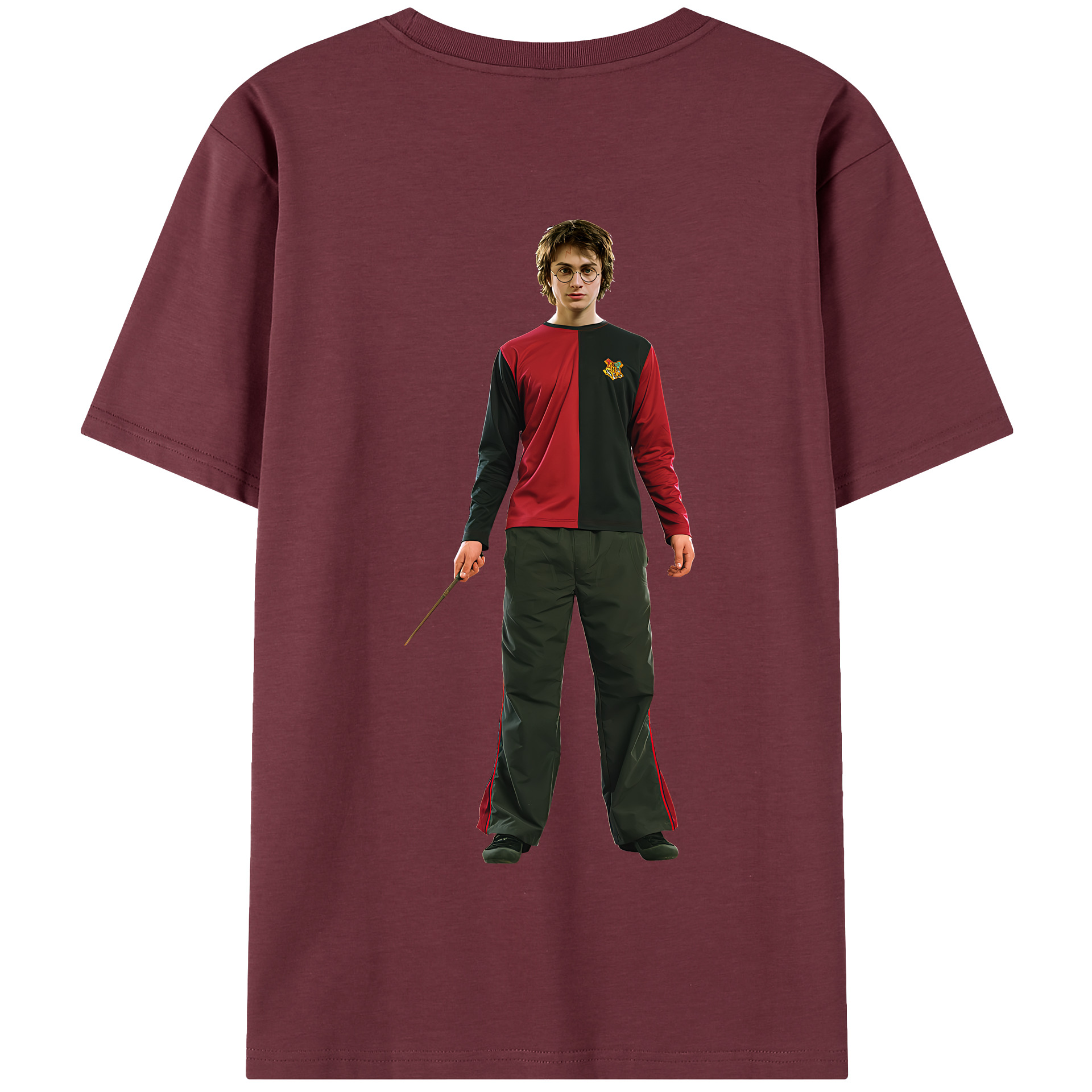 （画像用） Harry Potter ハリー・ポッターシリーズ 綿100％半袖Tシャツ（背面プリント）